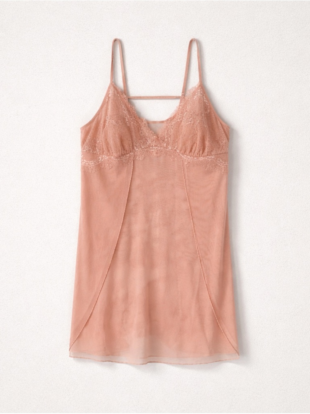 La Vie En Rose Lace Trim Chemise | Size Large | Soft Feminine Sleepwear